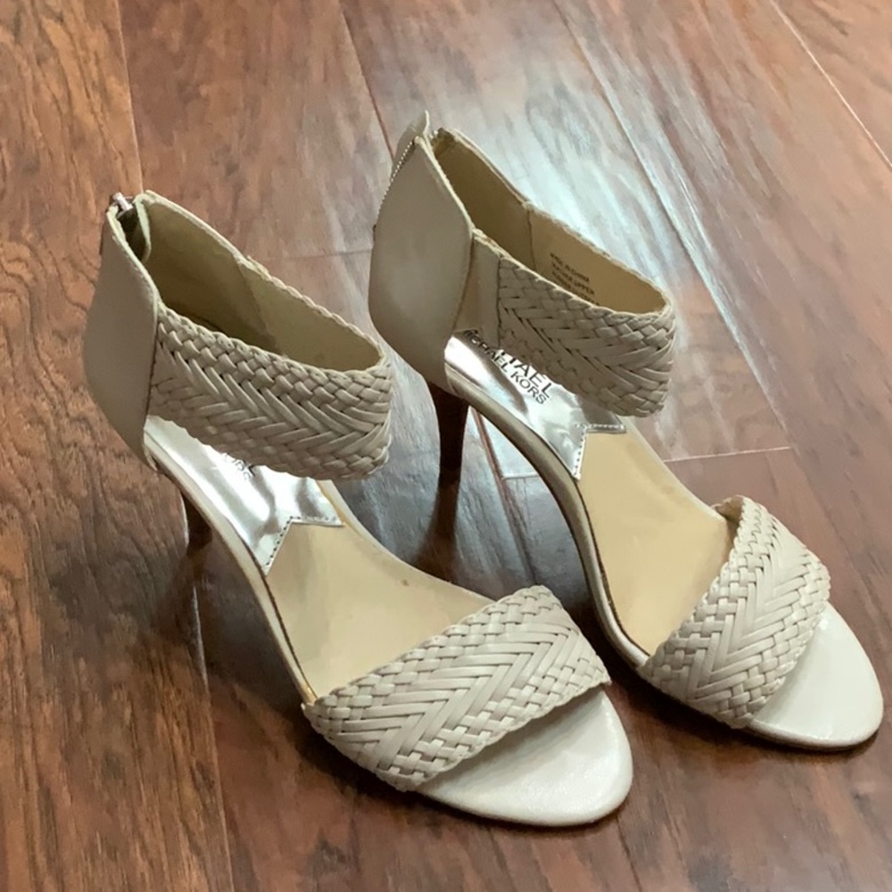 Beautiful braided high heel sandals